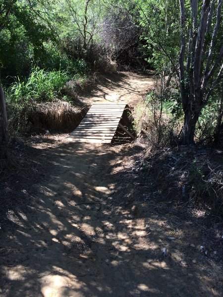 Small bridge over the creek.