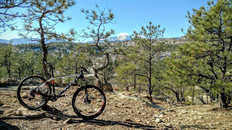 Winter riding on the Ute Trail.