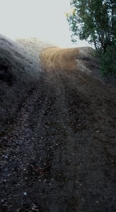 Upper Abrigo Valley Trail "mud wall."
