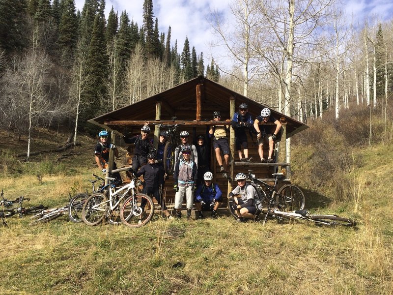 The Spring Cow Camp cabin.