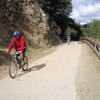 Part of Lake Chabot loop on paved trail.