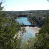 View of Flat Creek from the trail.