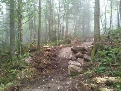 The second drop in the Léon, Sentiers du Moulin