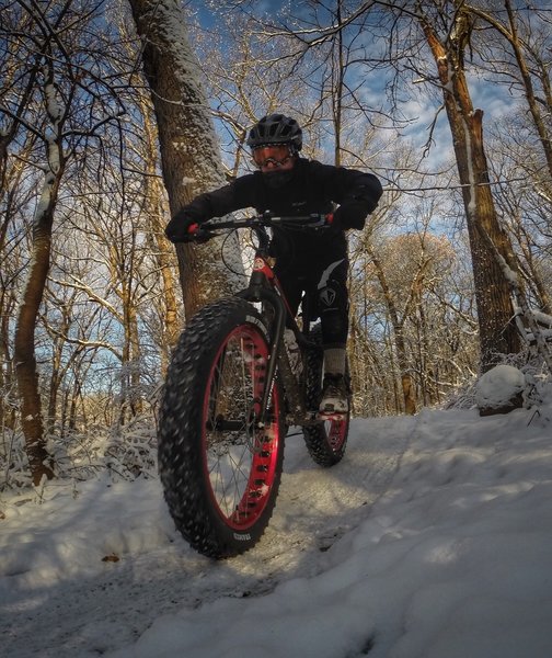 Winter is still a great time to jump around on the Bullwhip Trail.