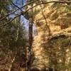 The Devil's Tea Table as seen from the Loop Trail.