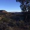 Looking towards Rifle from a spectacular lookout at the end of Dab Gonnit.