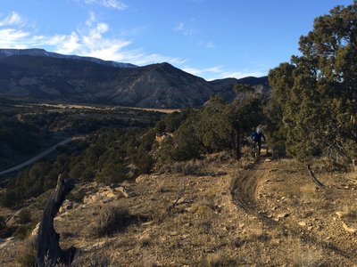Finishing the short G-Whiz climb.