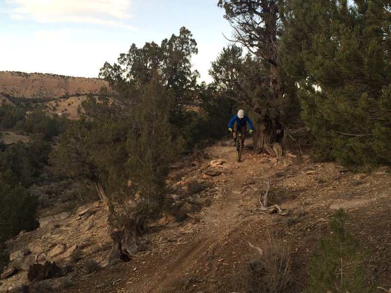 Rolling along Upper Sidewinder