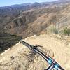 Killer switchbacks on the New Millennium Trail.