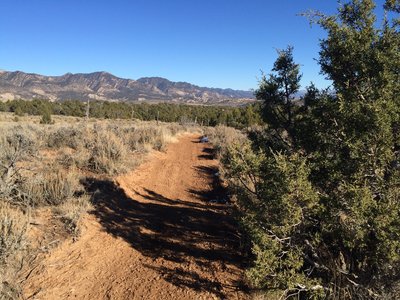 Moto-woops for days on the Roan Cliff Chaos Trail.