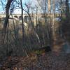 Old acqueduct and view of Walnut Ln from below on the Wissahickon trails.