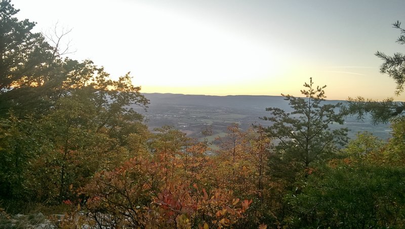 Sunset from Massanutten Ridge.