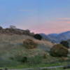 Mt. Diablo at sunset, as seen from the Fossil Hill Loop.