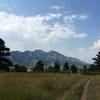 Beautiful view from the Flatirons Vista trail