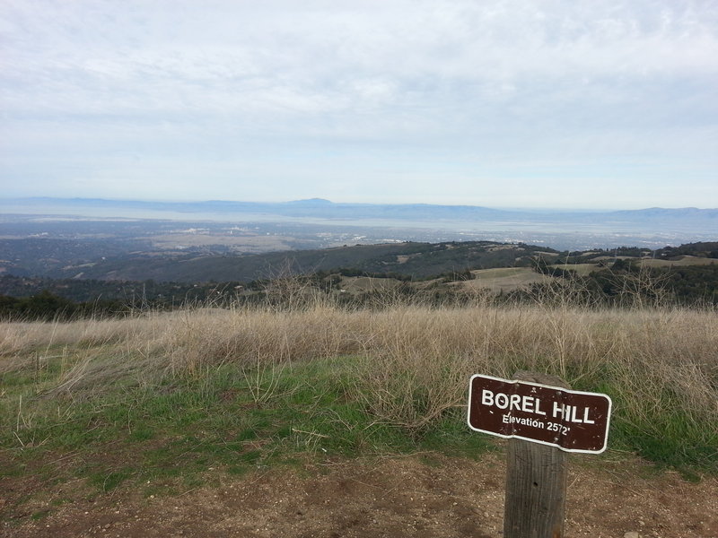 Worth taking the little detour to the top of the Borel Hill for a nice Bay view