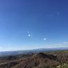 Over looking the landscape of Placitas from the trail.