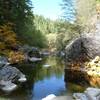 Sweet swimming holes on the river.