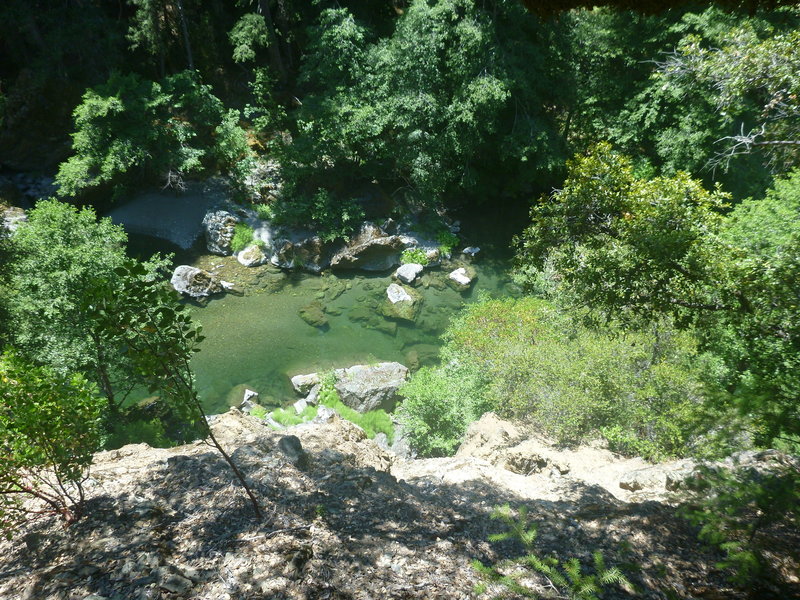 View of the river from the trail.