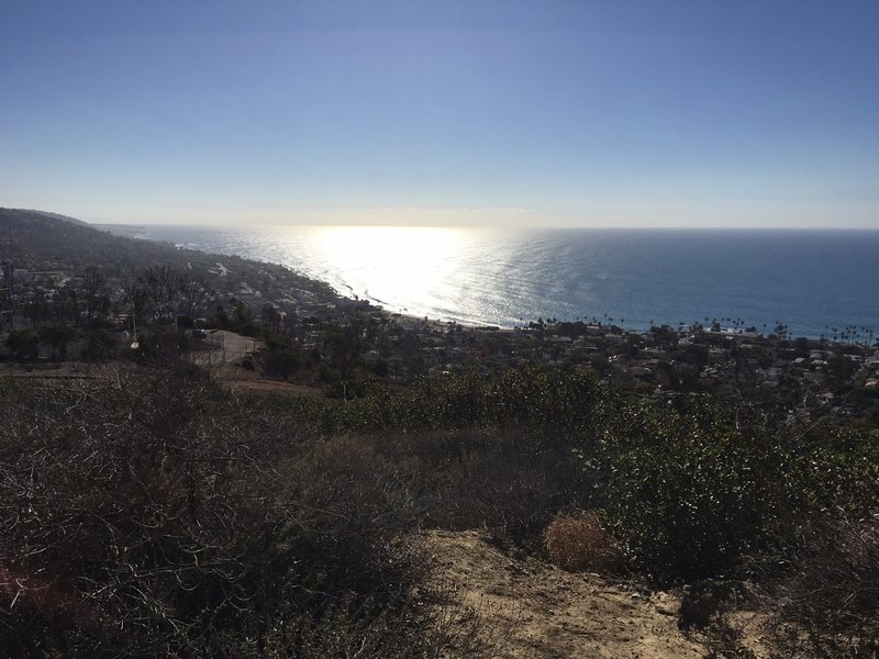 The "top" of Laguna Beach looking south from Water Tank Road.