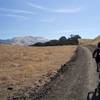 Dry foothills and Mount Diablo in the distance.