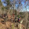 Lunch at Indian Creek Overlook.