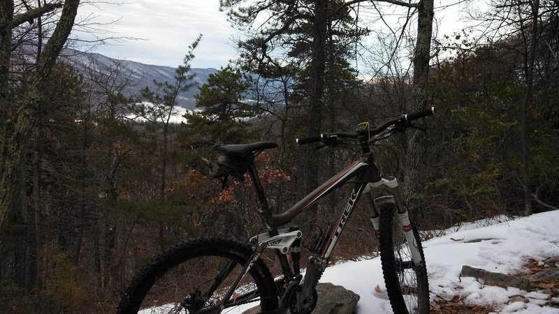 Headed up the Tuscarora: Bear Wallow trail - Winter Wonderland