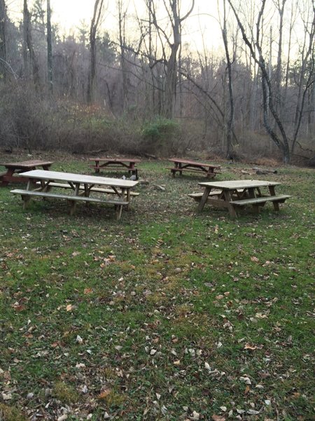 Picnic area for families and friends near the parking area.