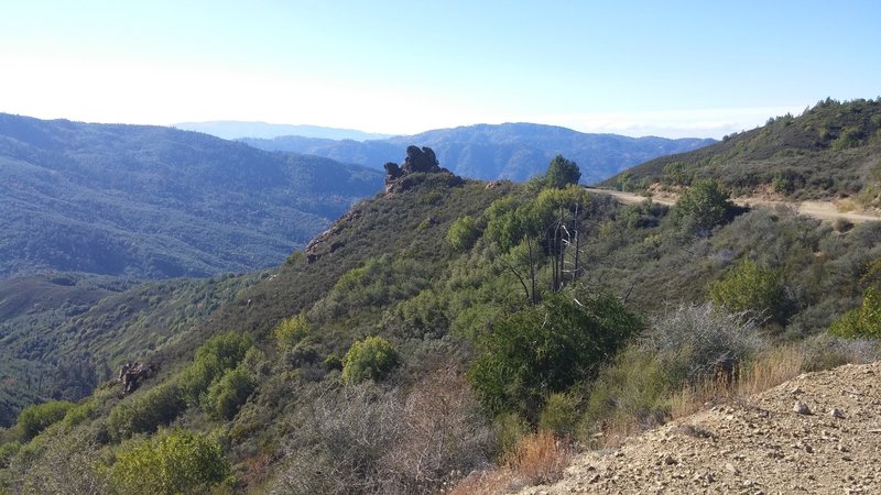 Looking down the East Fork Middle Creek toward the end of the ride.