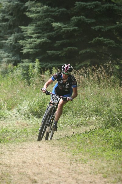 Heading through the Expo area at Nordic Mountain.