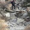 Dead Dog Trail: a great picture of the extensive rock work and steep technical trails in the area.