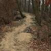 The beginning of the Aline Gravity Trail starts at the end of the Fire Tower grounds.