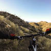 Starting the Ridgeline Trail descent.