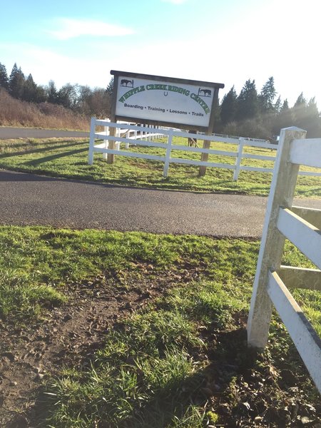 This was taken from the Whipple Creek Way Trailhead. At my back is the trailhead that leads to Whipple Creek Park.