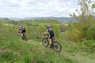 Falling Creek Camp opens their trails once a year for the Gear Grinder event:<br>
http://hcylp.org/fundraising-events/geargrinder/