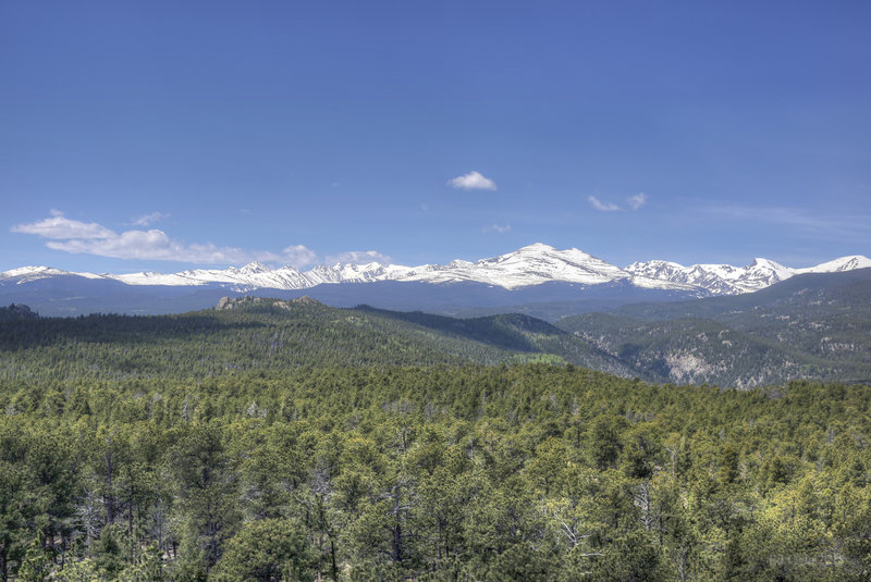 The Indian Peaks from Miller Rock