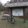 You'll emerge at this kiosk at the Pico (pie-ko) Road Trailhead.