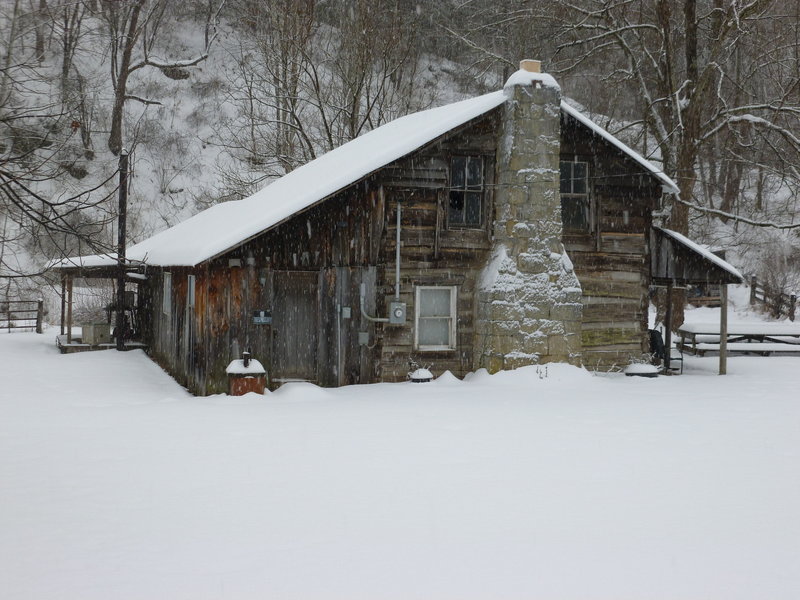 Homestead on the North Bend Rail Trail dating from the 19th century.