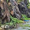 Rock climbers along the way.