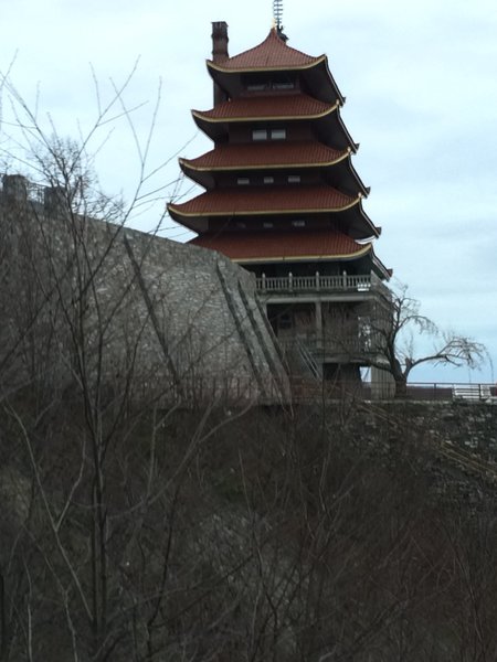 The Pagoda, overlooking the valley of Berks County and Greater Reading, PA....worth the ride!