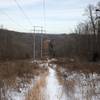 Top of powerline climb. It is steeper than it looks.