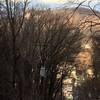 The view of the Pagoda from Neversink Mt and the end of the Gravity Trail.