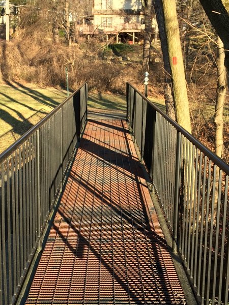 Creek Crossing at the top of Mineral Spring Park.