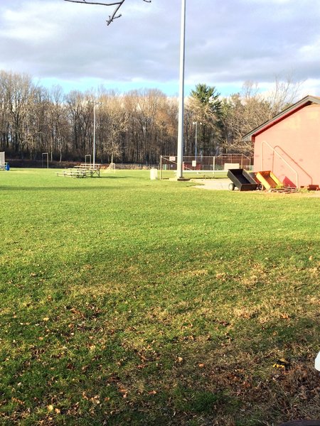 Rotary Park, containing soccer and baseball fields, borders the Gravity Trail and has a snack bar and restrooms that are open seasonally, usually in the summer months.