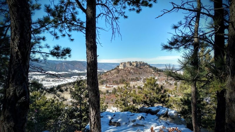 Scenic overlook north towards Cook Creek.