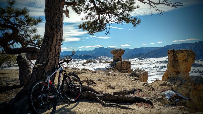 Southward view of Pike's Peak.