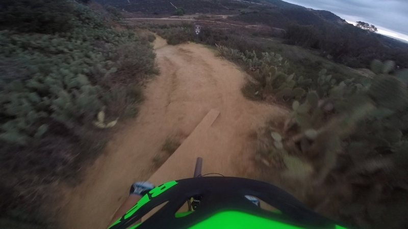 Screen grab off the GoPro. Wish I had this info going down - it would have been a lot more fun as the trail down is not technical!