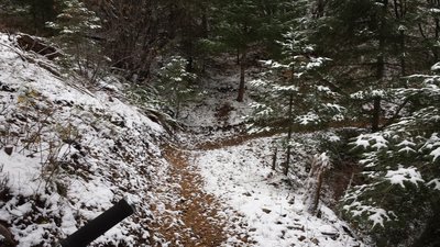 The last ride of the Mera Loop of 2015 was a snowy one.