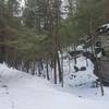 The Sheltowee deep in Little Sinking Creek.  Prime fatbike conditions!