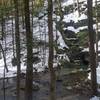 View from the trail: Little Sinking Creek coming unsunk