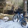 Where the Sheltowee Trace crosses Big Sinking Creek.